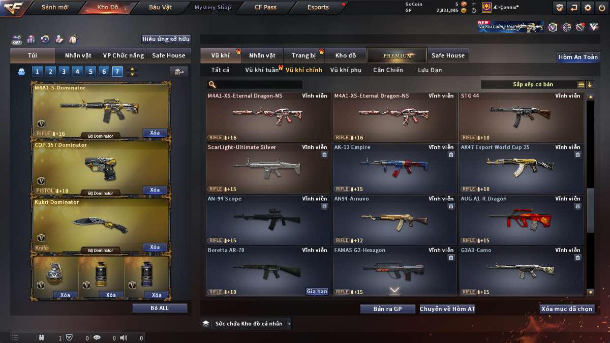 shop acc cf uy tin gia re